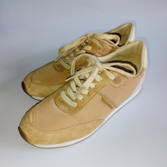 Sam Edelman Tori Tan Sneakers Low-Top Size 9M Casual Retro Style Streetwear - Picture 5 of 8